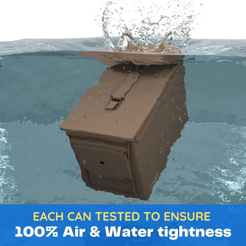 Lata De Munición De Metal Táctica Sólida Fde