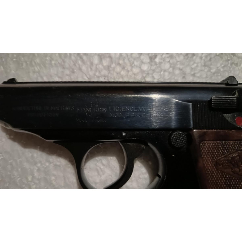 Pistola Manhurhin Ppk Cal.22 Licencia Walther Sin Disparar