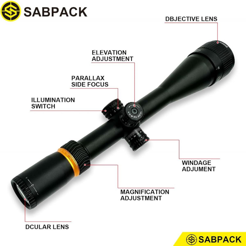 Mira Telescópica Sapback 6-24x50 30mm
