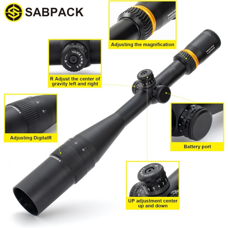 Mira Telescópica Sapback 6-24x50 30mm