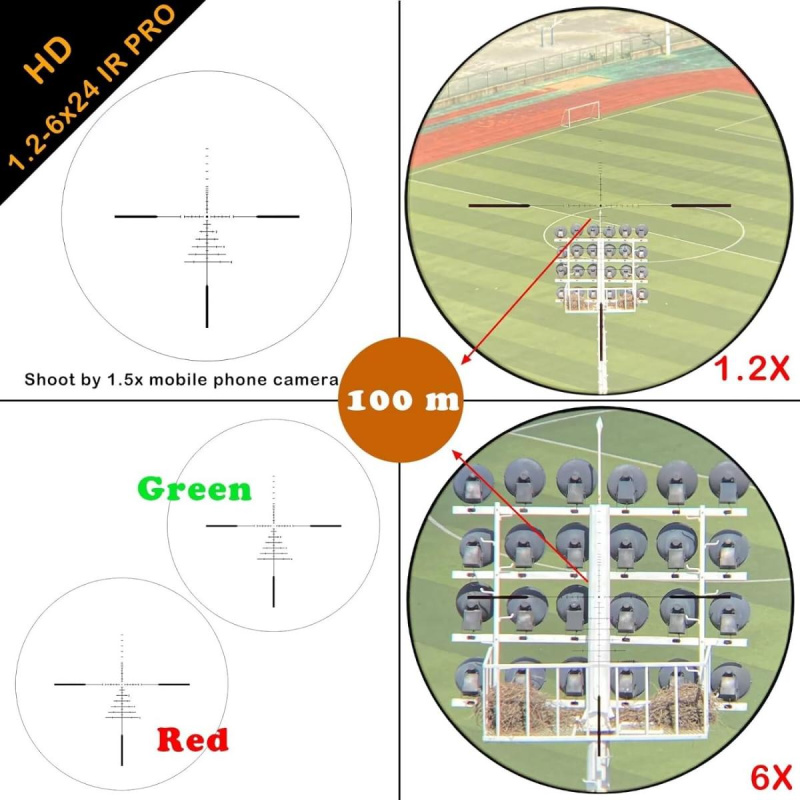 Westhunter Optics  Hd 1.2-6x24 Ir Pro