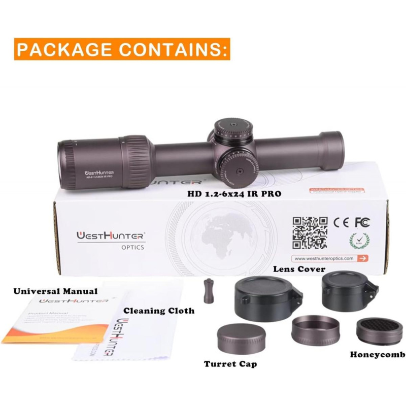 Westhunter Optics  Hd 1.2-6x24 Ir Pro