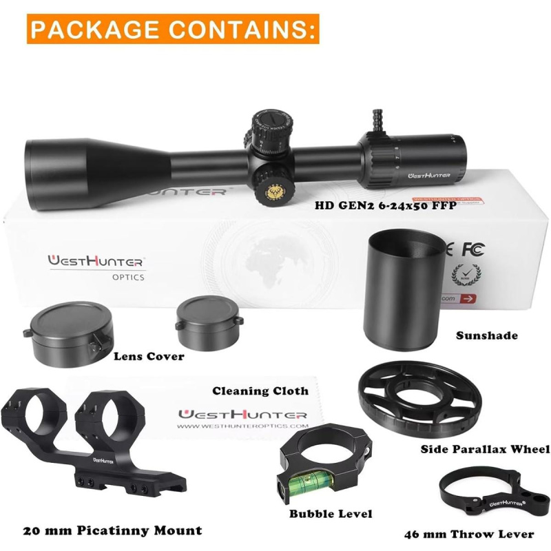 Westhunter Optics Hd 6-24x50 Ffp