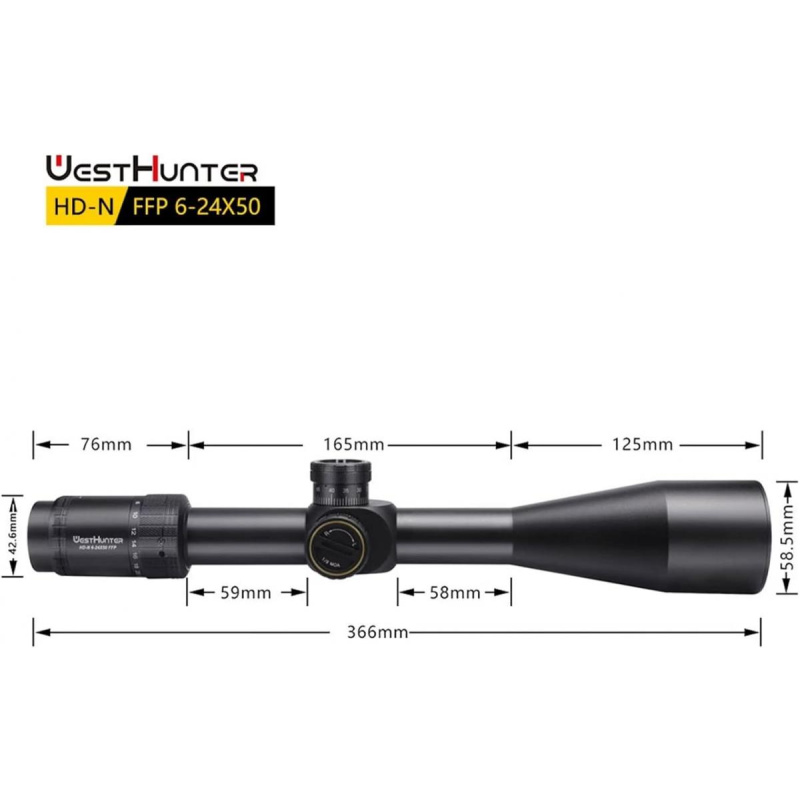Mira Westhunter Optics Hd-n 6-24x50 Sfir Ffp