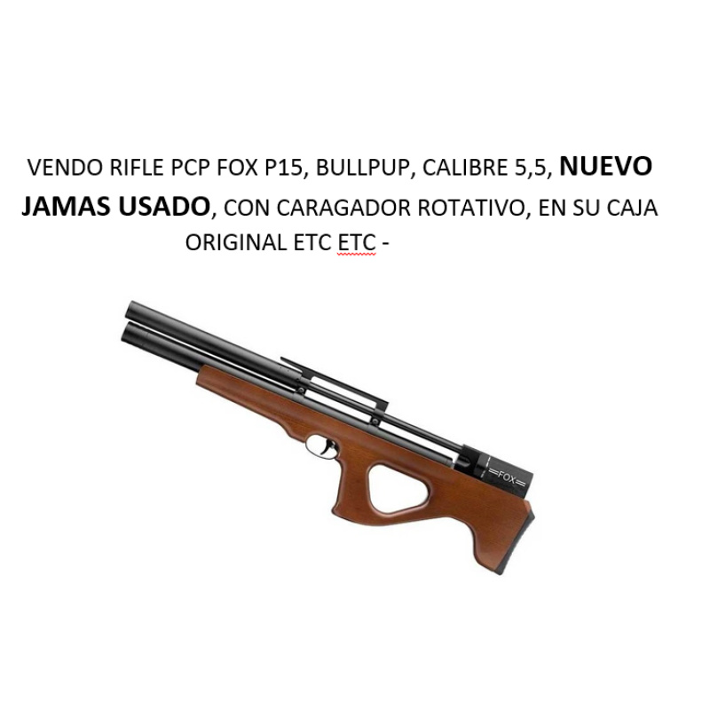 Rifle Fox P15 - Bullpup - Nuevo