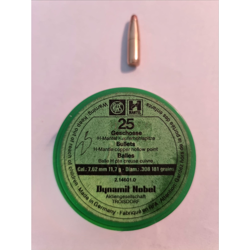 Puntas R.w.s  H-mantel .30 Y 7mm