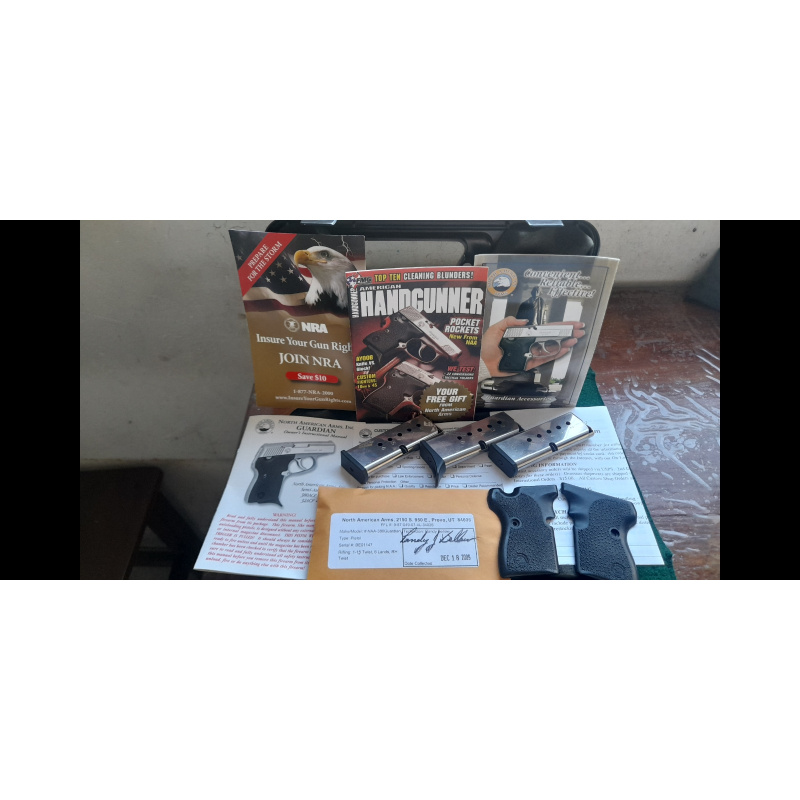 Pistola North American Arms Modelo Guardian