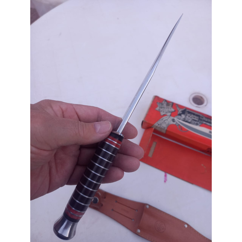 Bowie M U N D I A L  Sheriff Knife Nuevo-caja Y Vaina Originales Años 80