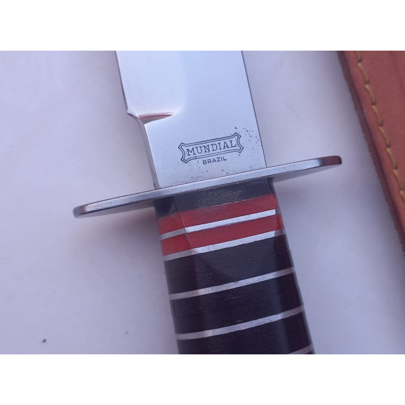 Bowie M U N D I A L  Sheriff Knife Nuevo-caja Y Vaina Originales Años 80