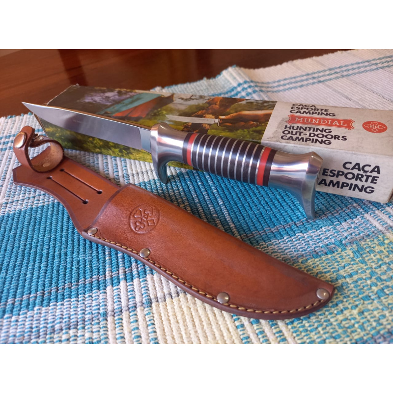 Antiguo Bowie  M U N D I A L - Brasil - Inox Cromodur - Nuevo Viejo Stock