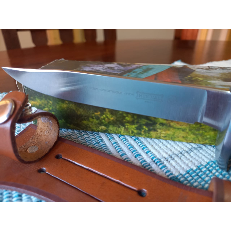 Antiguo Bowie  M U N D I A L - Brasil - Inox Cromodur - Nuevo Viejo Stock