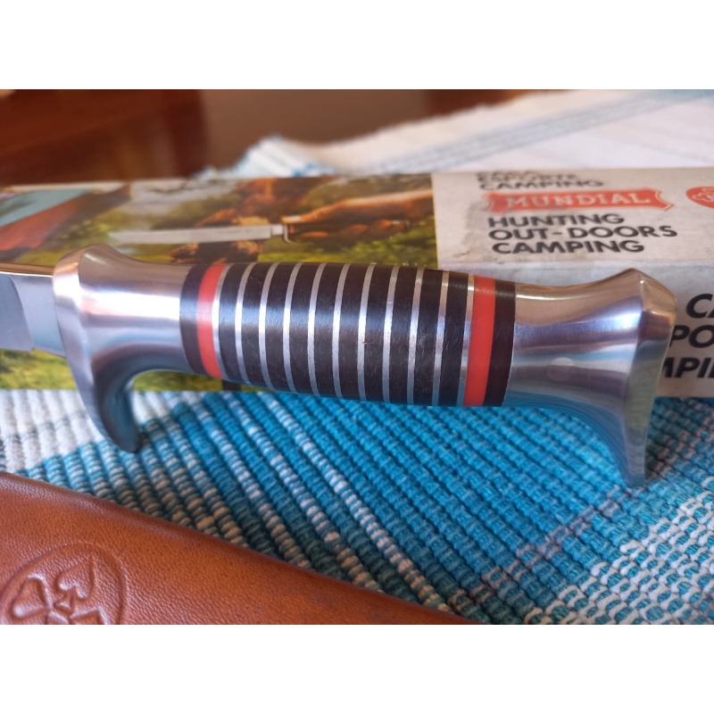 Antiguo Bowie  M U N D I A L - Brasil - Inox Cromodur - Nuevo Viejo Stock