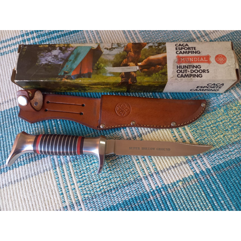 Antiguo Bowie  M U N D I A L - Brasil - Inox Cromodur - Nuevo Viejo Stock