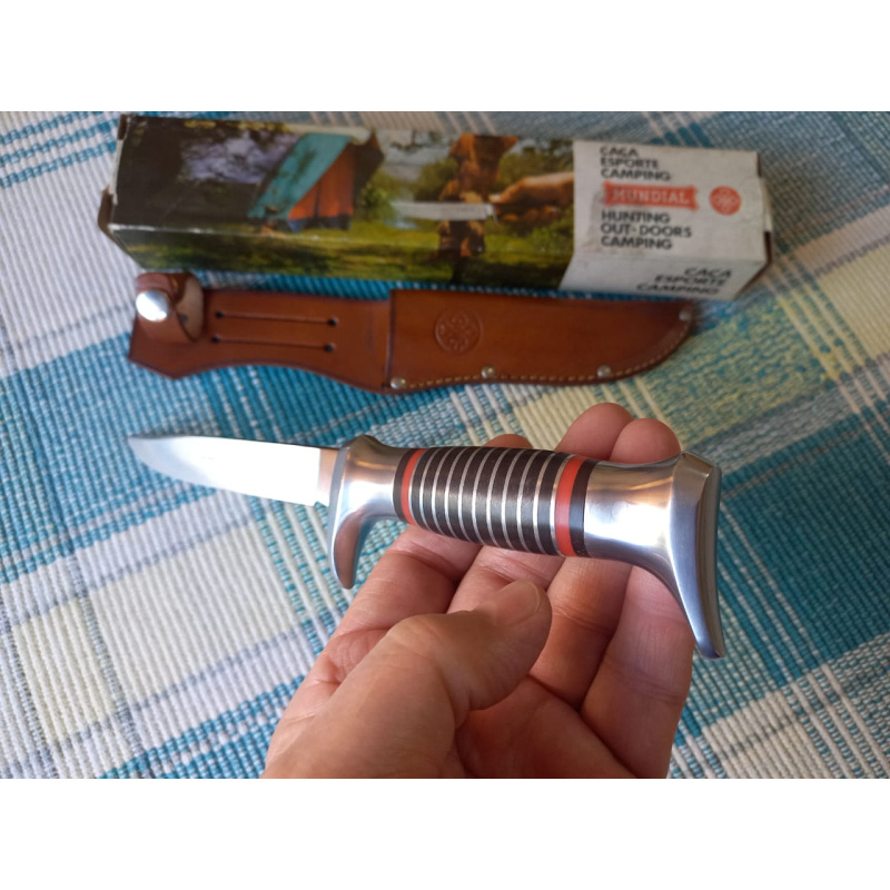 Antiguo Bowie  M U N D I A L - Brasil - Inox Cromodur - Nuevo Viejo Stock
