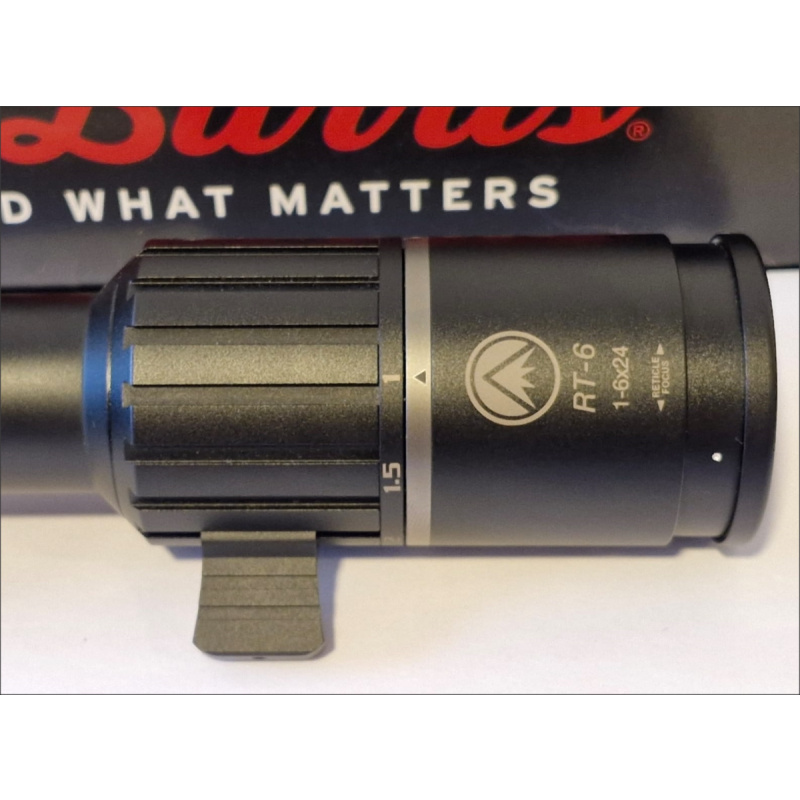 Burris 1-6x24 Rt-6 30mm Tube Illuminated Reticle Riflescope 200472