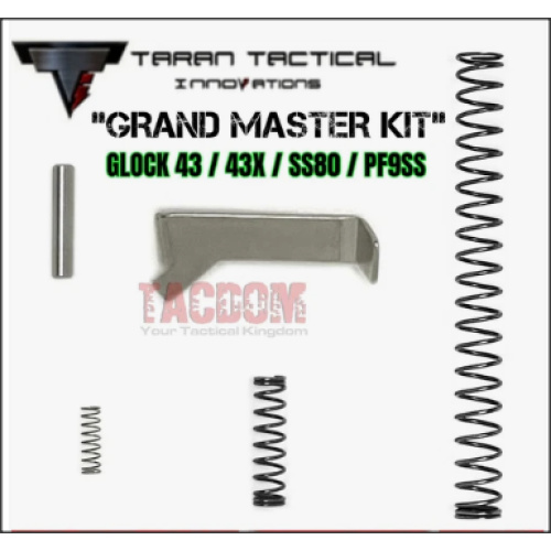 Taran Tti Grand Master Kit For Glok 43 43x 48 Ss 80 Pf9ss Connector Springs