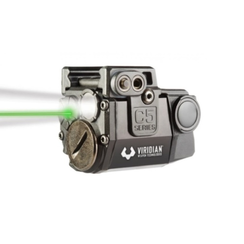 Viridian C5l Linterna Y Laser Verde Para Armas Cortas