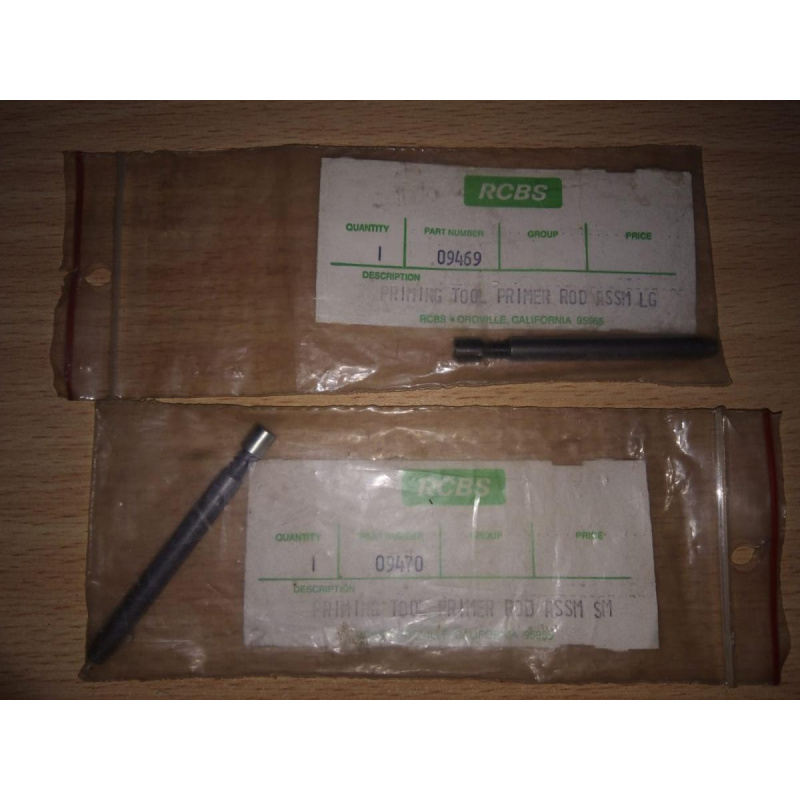 Rcbs Priming Tool Primer Rod Assm Sm Lg 09469 09470