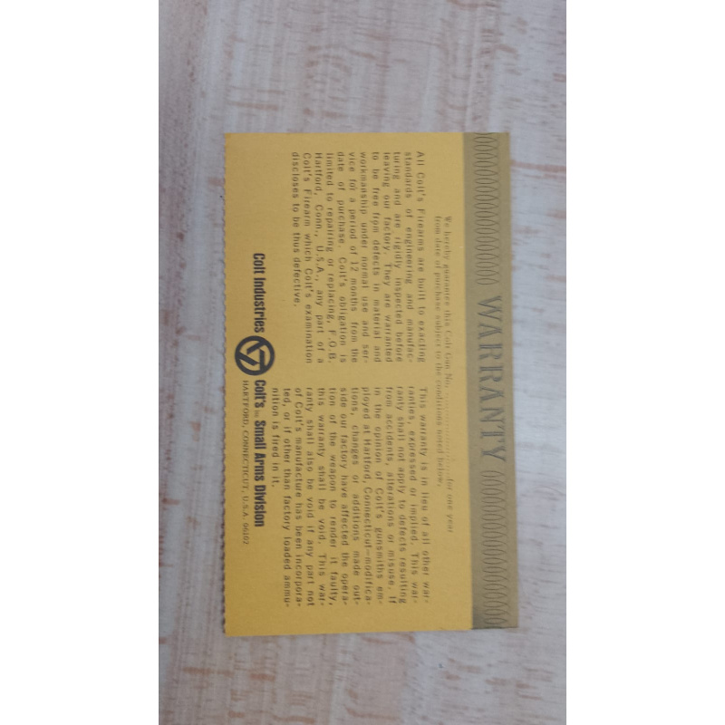 Caja Original Para Revolver Colt