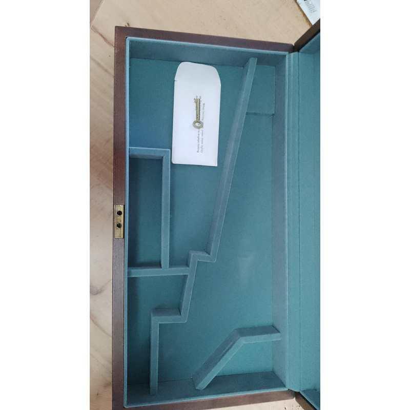 Caja De Madera Original Para Revolver Colt