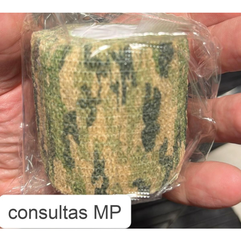 Cinta Adhesiva Camuflada Fusil Rifle Carabina Mira Caza