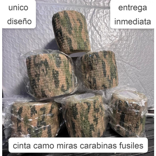Cinta Adhesiva Camuflada Fusil Rifle Carabina Mira Caza