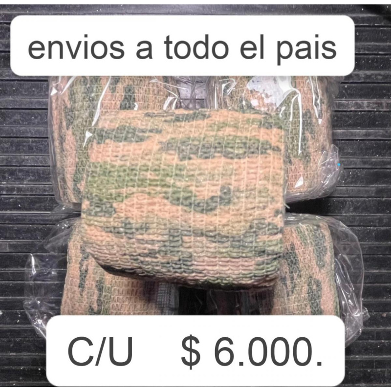 Cinta Adhesiva Camuflada Fusil Rifle Carabina Mira Caza