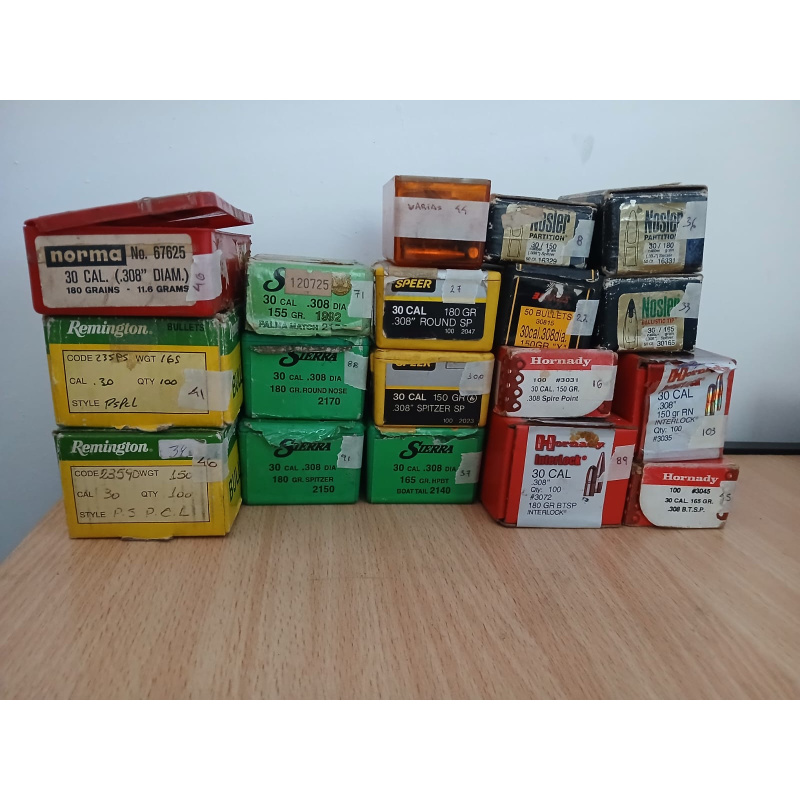Lote De 943 Puntas Calibre 30