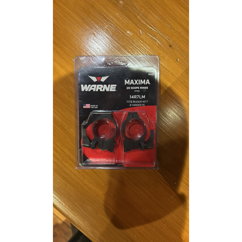 Anillas Warne Quita Y Pon Para Ruger
