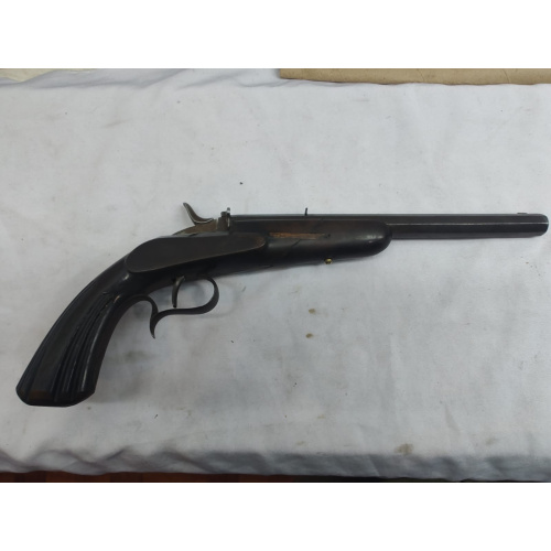 Pistola Flobert De 1870 Caño Octogonal Funcional Original