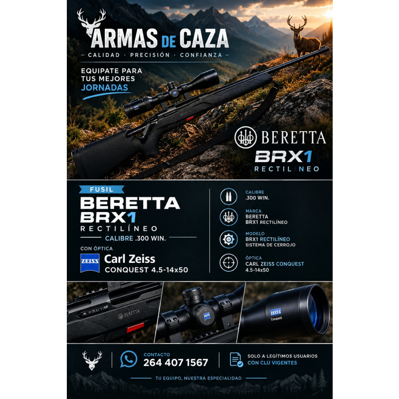Beretta Brx1 300 Winchister Rectilineo