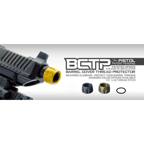 Cubre Rosca De Cañon  Paso 1/2x28  Bersa Tpr X, Bp9, Springfield Echelon,