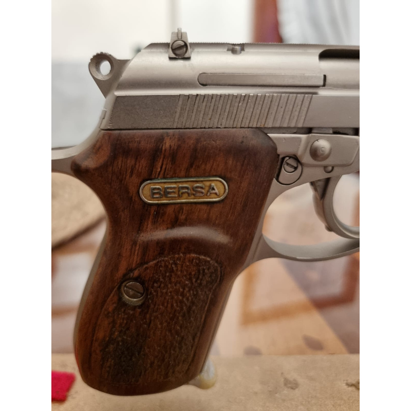 Pistola Bersa Niquelada Mod: 23 Todalmente Acero