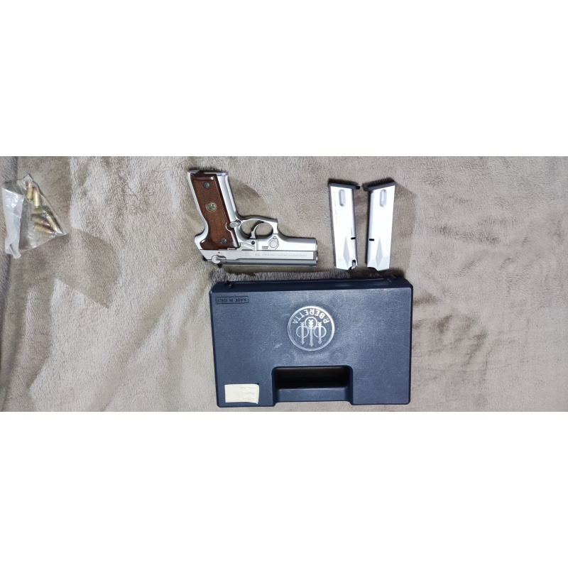 Pistola Beretta Cougar Inox Cal .9mm