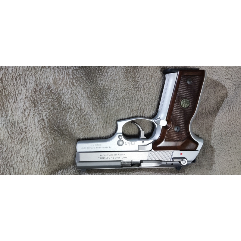 Pistola Beretta Cougar Inox Cal .9mm