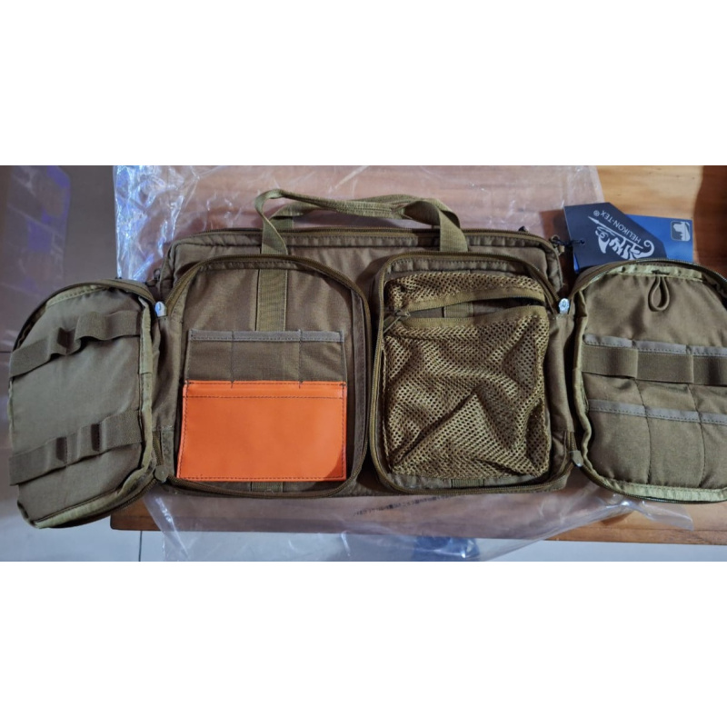 Bolso Helikon Para 2 Armas Y Cargadores Arena