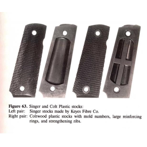 Cachas Colt Coltwood 1911 Originales (1942) Ww2 Para Colt Y Clones Sin Uso