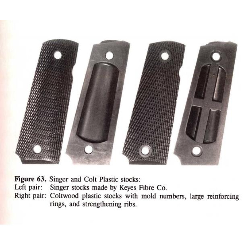 Cachas Colt Coltwood 1911 Originales (1942) Ww2 Para Colt Y Clones Sin Uso