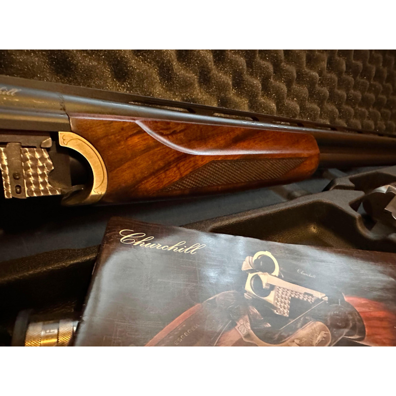 Escopeta Akkar Churchill 206 Engrave High (nueva)
