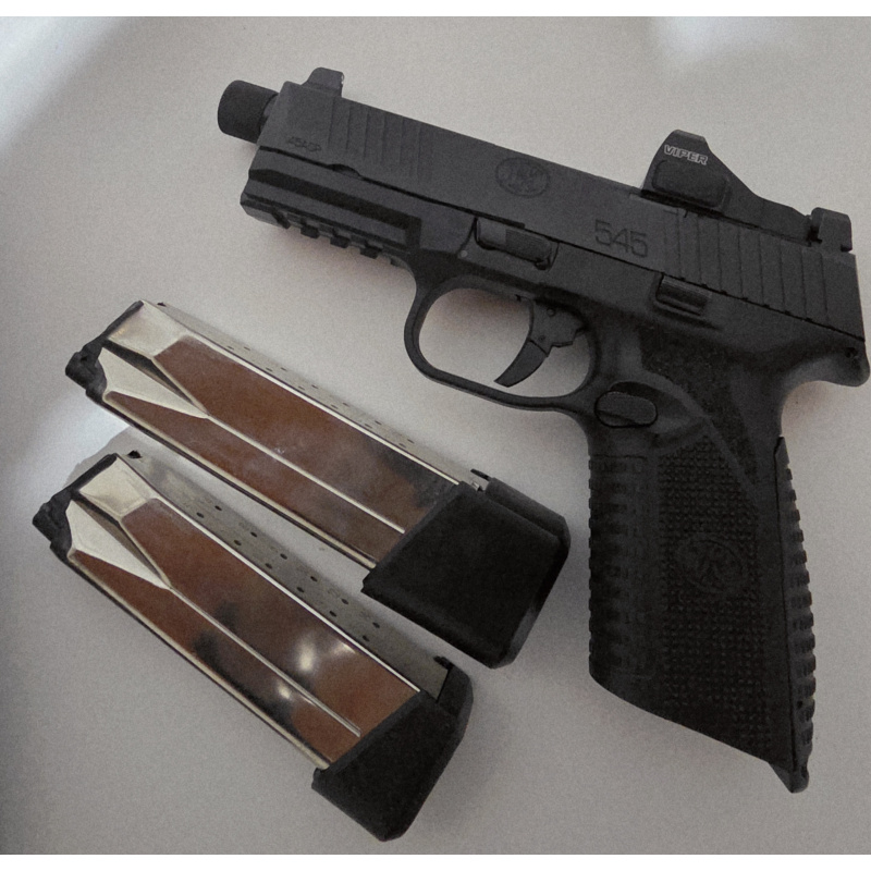 Pistola Fn 545 Cañon Rosca Miras Tritium Y Mira  Vortex Colocada