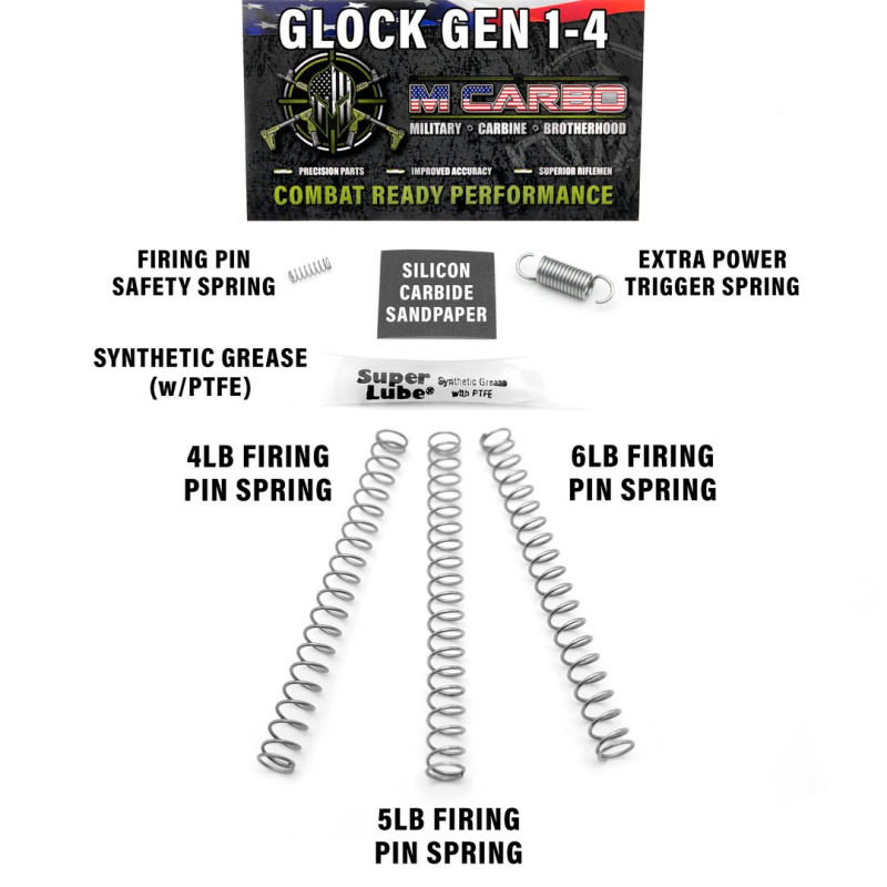 Glock 1-4  Kit De Alivianado De Disparador