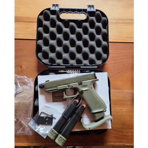 Glock 45x Hunter 9mm Mos Cañon Roscado 3 Cargadores