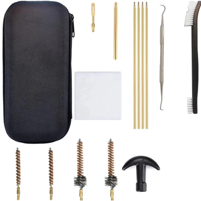 Kit De Limpieza Arma Larga X 10 Piezas Para .22