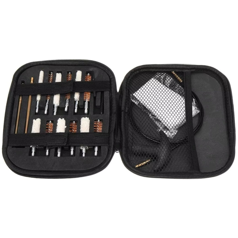 Kit De Limpieza Arma Corta Y Larga X 19 Piezas