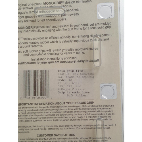 Cacha Hogue Monogrip Revolver Smith & Wesson N Nueva Usd70