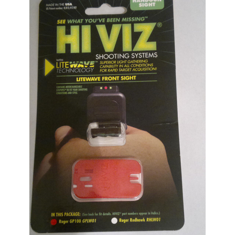 Guion Hiviz Ruger Gp100, Super Redhawk Fibra  Nuevo Usd65