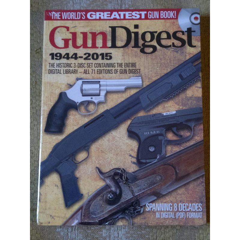 Gun Digest 1944-2015 3 Cds Nuevo Y Sin Uso Usd45