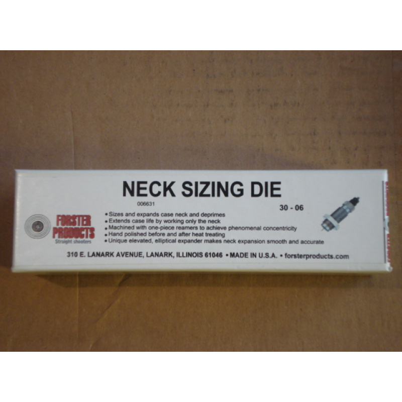 Die Forster Necksizing .30-06 Springfield Nuevo Usd100