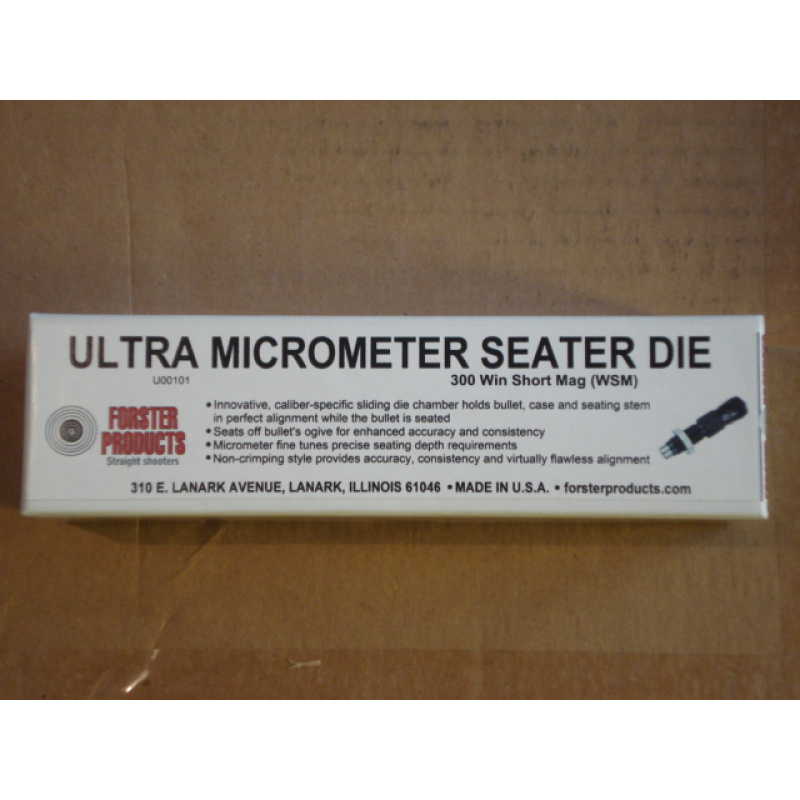 Die Forster Seater Micrometrico .300 Wsm Nuevo Usd100