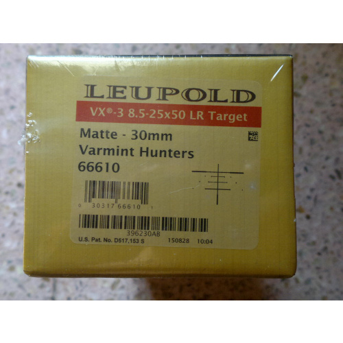 Mira Leupold Vx3 8.5-25x50 Varmint Hunter Nueva Usd2000